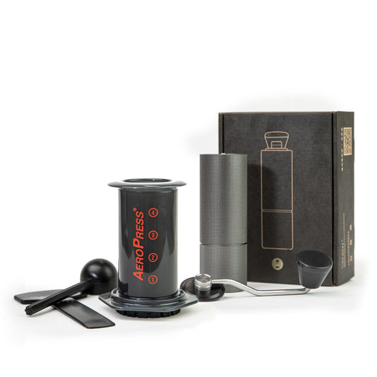aeropress kit + grinder + FREE 250g coffee