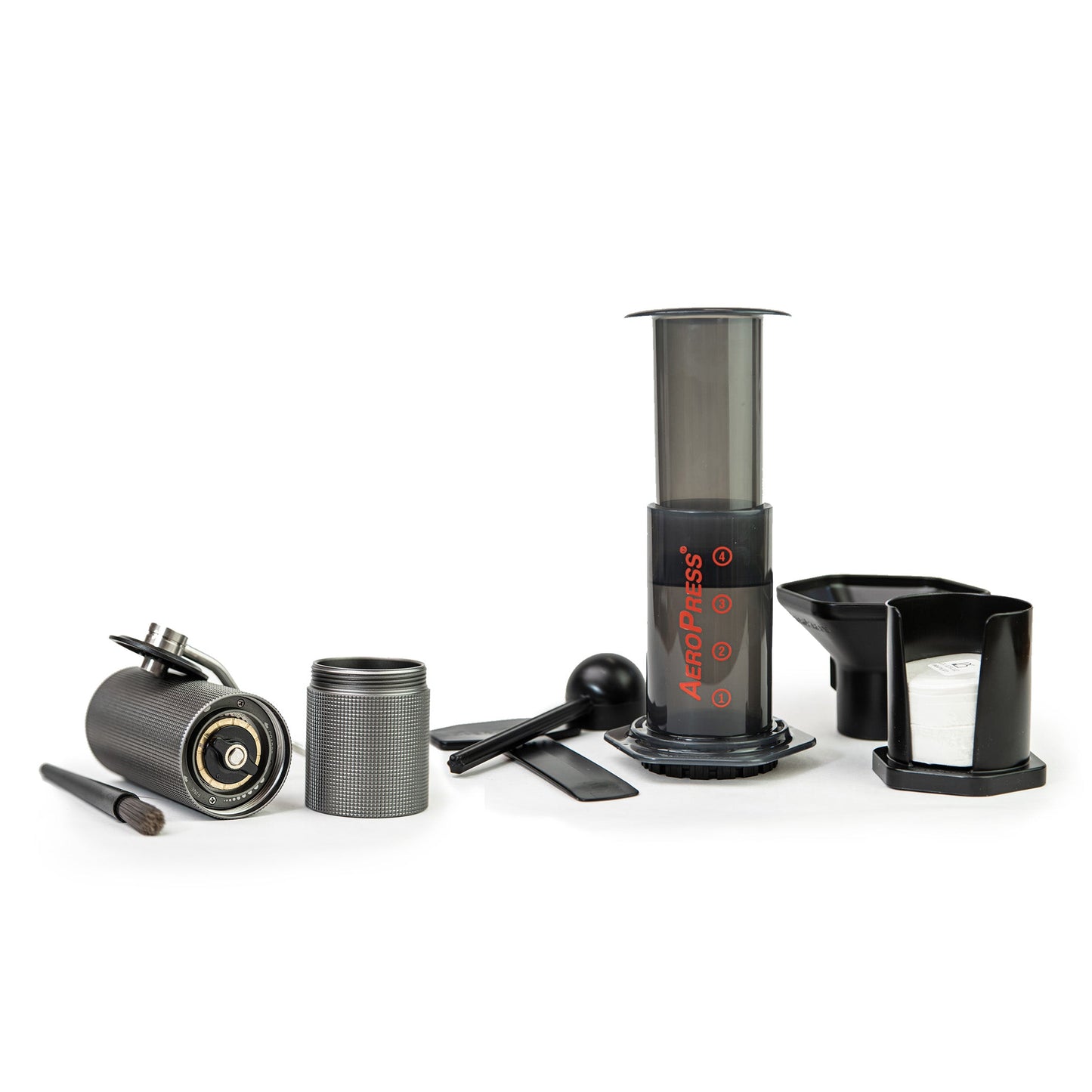aeropress kit + grinder + FREE 250g coffee